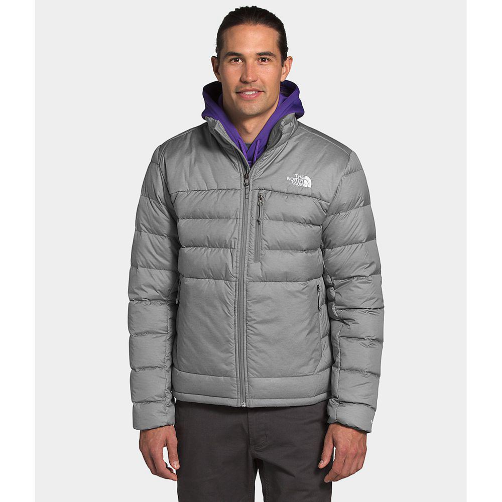 The North Face Aconcagua 2 Ανδρικα Μπουφάν Πουπουλένια - Γκρι (HZYF03629)